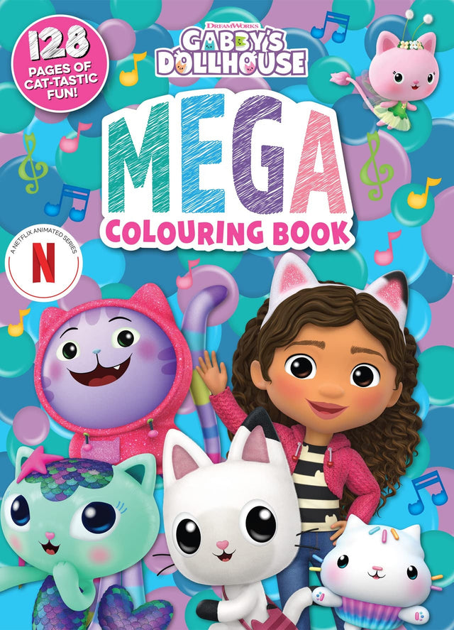 Gabby's Dollhouse: Mega Colouring Book (DreamWorks)