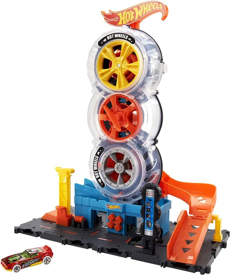 Hot Wheels: Downtown Tire Shop Playset