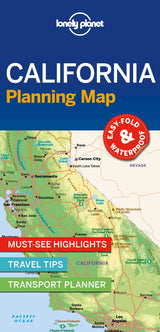 Lonely Planet California Planning Map