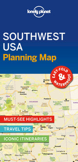 Lonely Planet Southwest USA Planning Map
