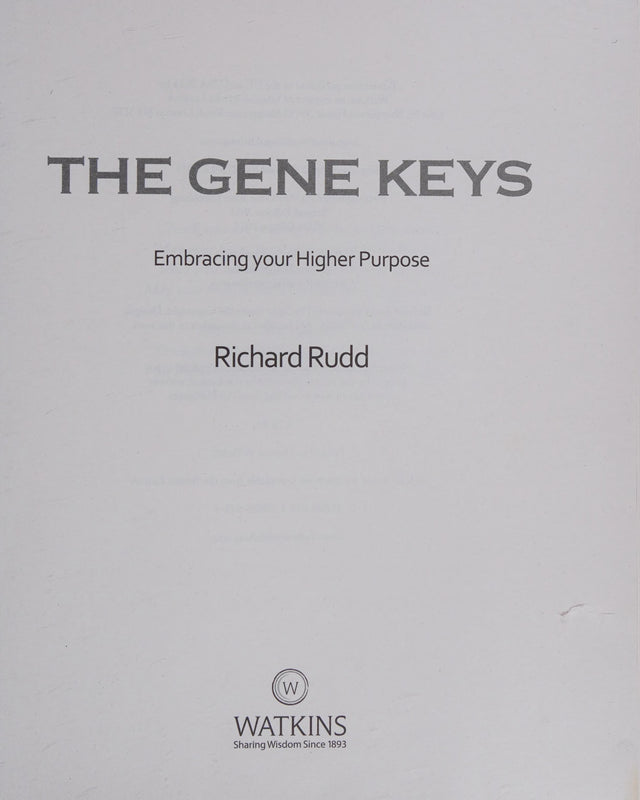 The Gene Keys