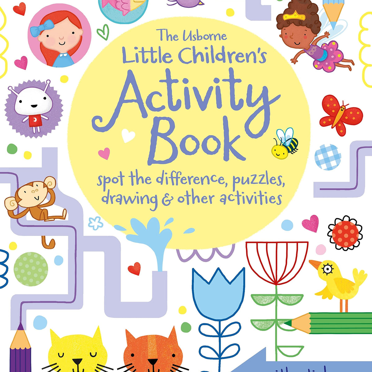 Little Children's Activity Book spot-the-difference, puzzles, drawings ...