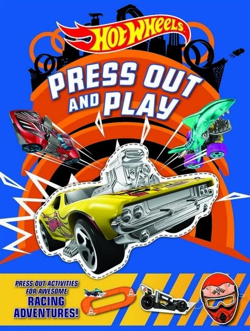 Hot Wheels: Press Out and Play