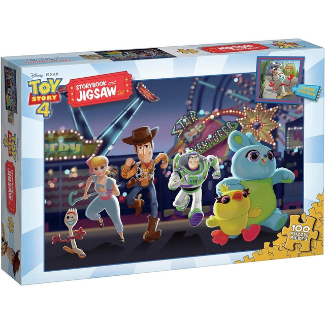 Toy Story 4: Storybook and Jigsaw Set (Disney Pixar: 100 Pieces)