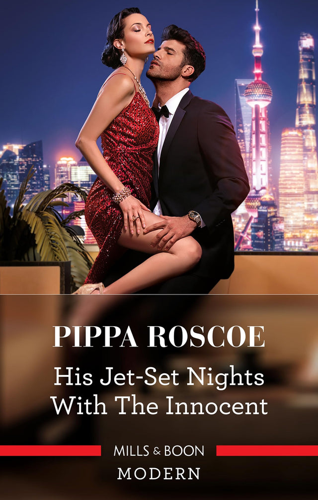 His Jet-Set Nights with the Innocent [Large Print]