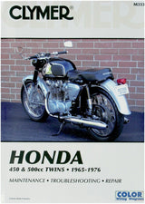 Honda CB/CL450 & CB500T Motorcycle (1965-1976) Service Repair Manual