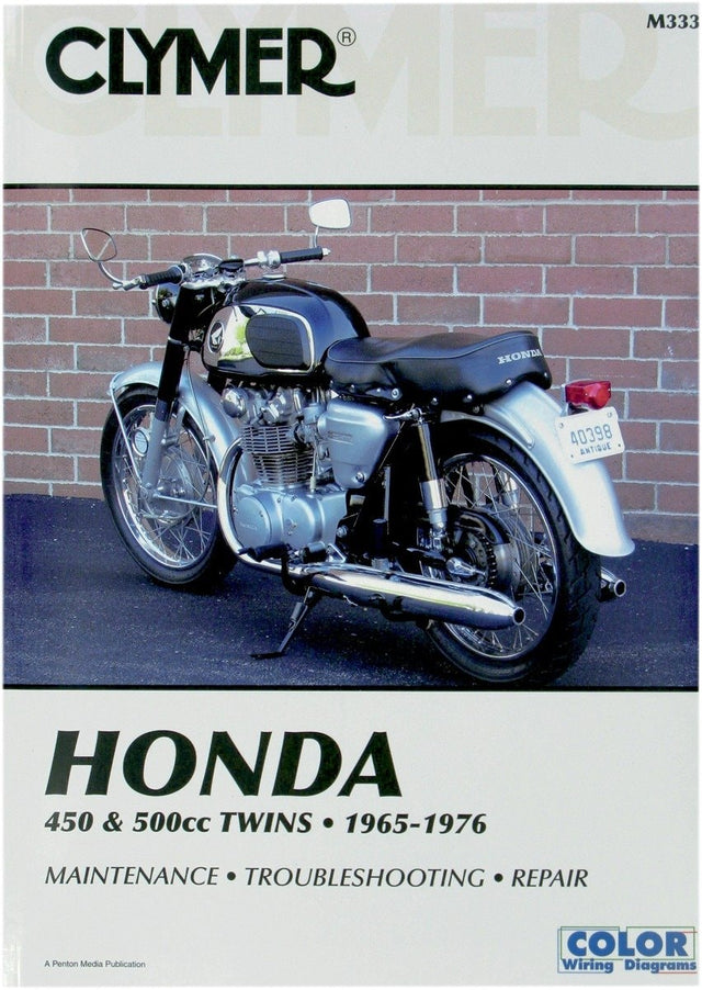 Honda CB/CL450 & CB500T Motorcycle (1965-1976) Service Repair Manual