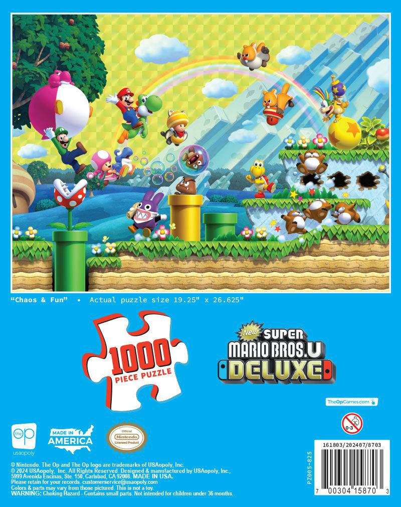 The Op: Super Mario Chaos & Fun - 1000pc Puzzle