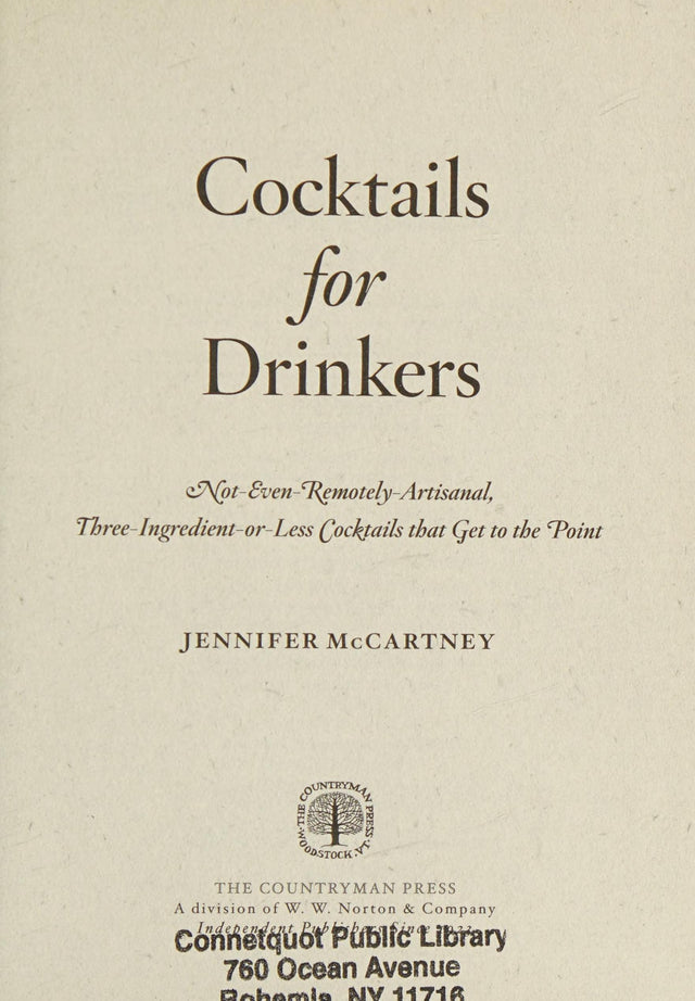 Cocktails for Drinkers