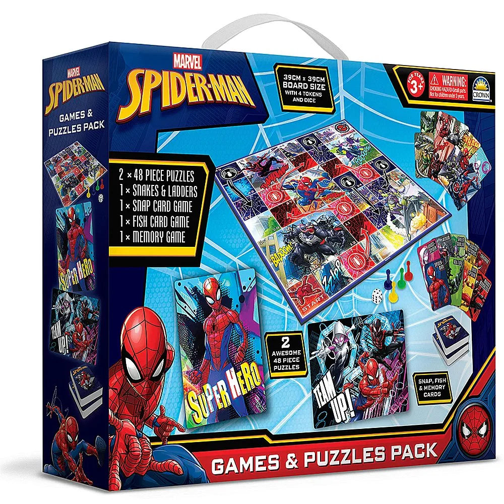 Marvel Spider-Man Games & Puzzles Multipack