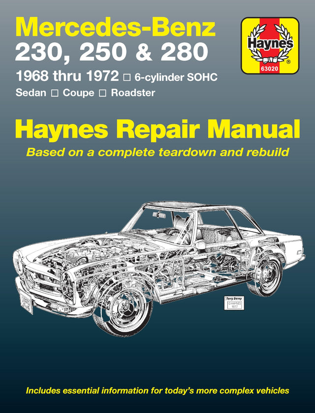 Mercedes-Benz 250 and 280 Owner's Workshop Manual