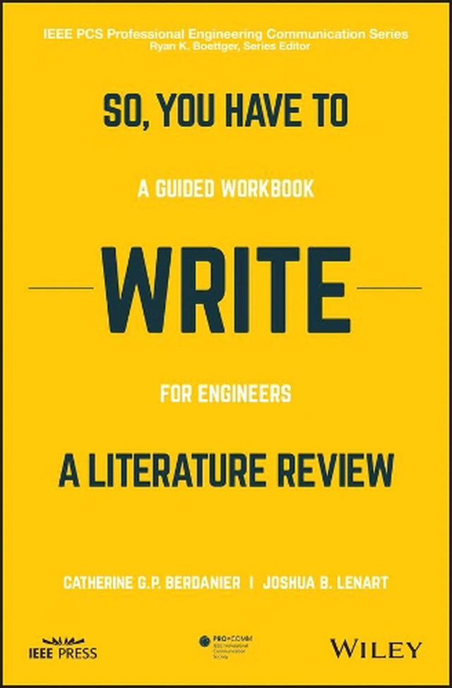 So, You Have to Write a Literature Review