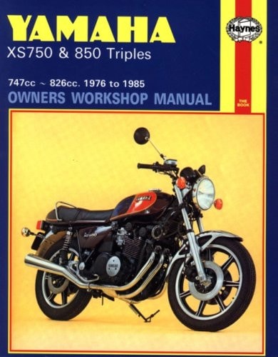 Yamaha XS750 & 850 Triples (76 - 85) Haynes Repair Manual