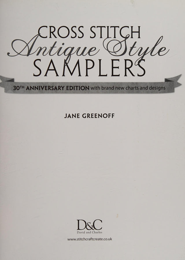 Cross Stitch Antique Style Samplers