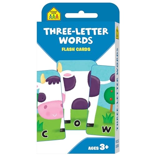 School Zone Three-Letter Words Flash Cards
