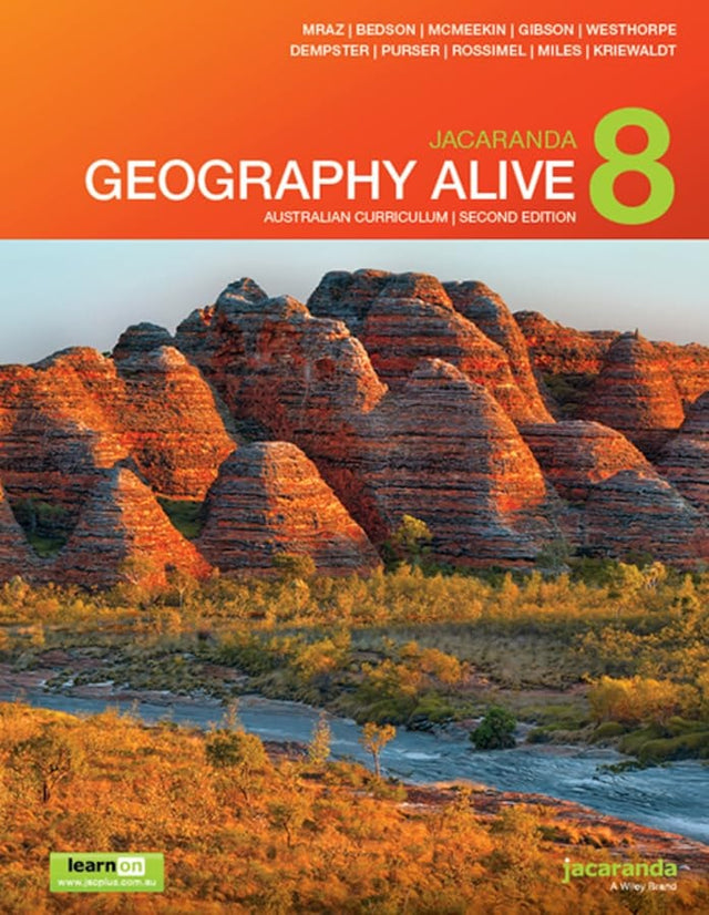 Jacaranda Geography Alive 8 Australian Curriculum, learnON & Print