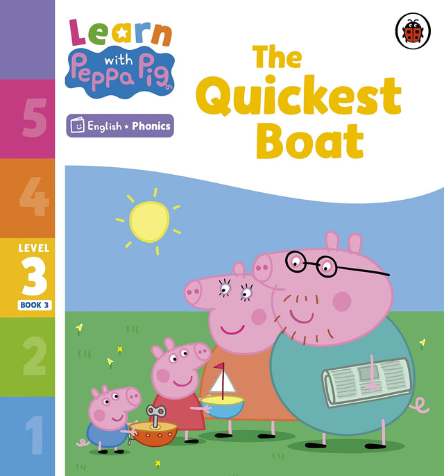 Learn with Peppa Phonics Level 3 Book 3 – The Quickest Boat (Phonics Reader)