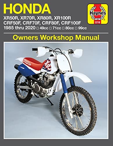 Honda XR50R, XR70R, XR80R, XR100R, CRF50F, CRF70F, CRF80F, CRF100F (85-20)