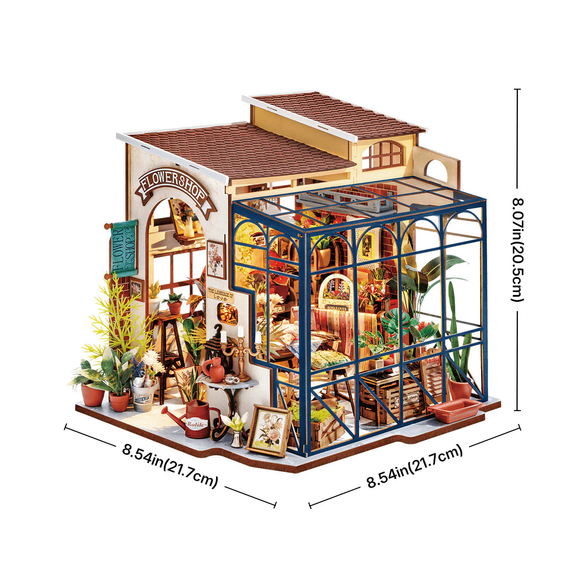 Rolife Emily's Flower Shop DIY Miniture Puzzle - (DG145)