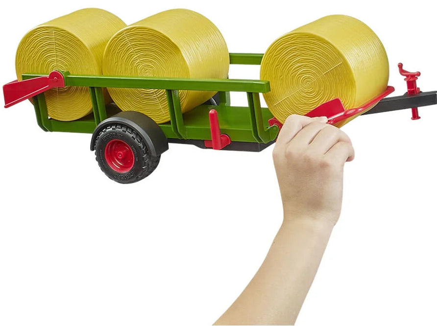 Bruder: Self Loading Bale Trailer & Bales