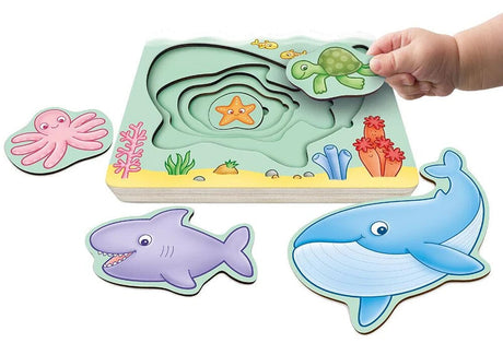 Orchard Toys: Under The Sea Wooden Nesting Puzzle