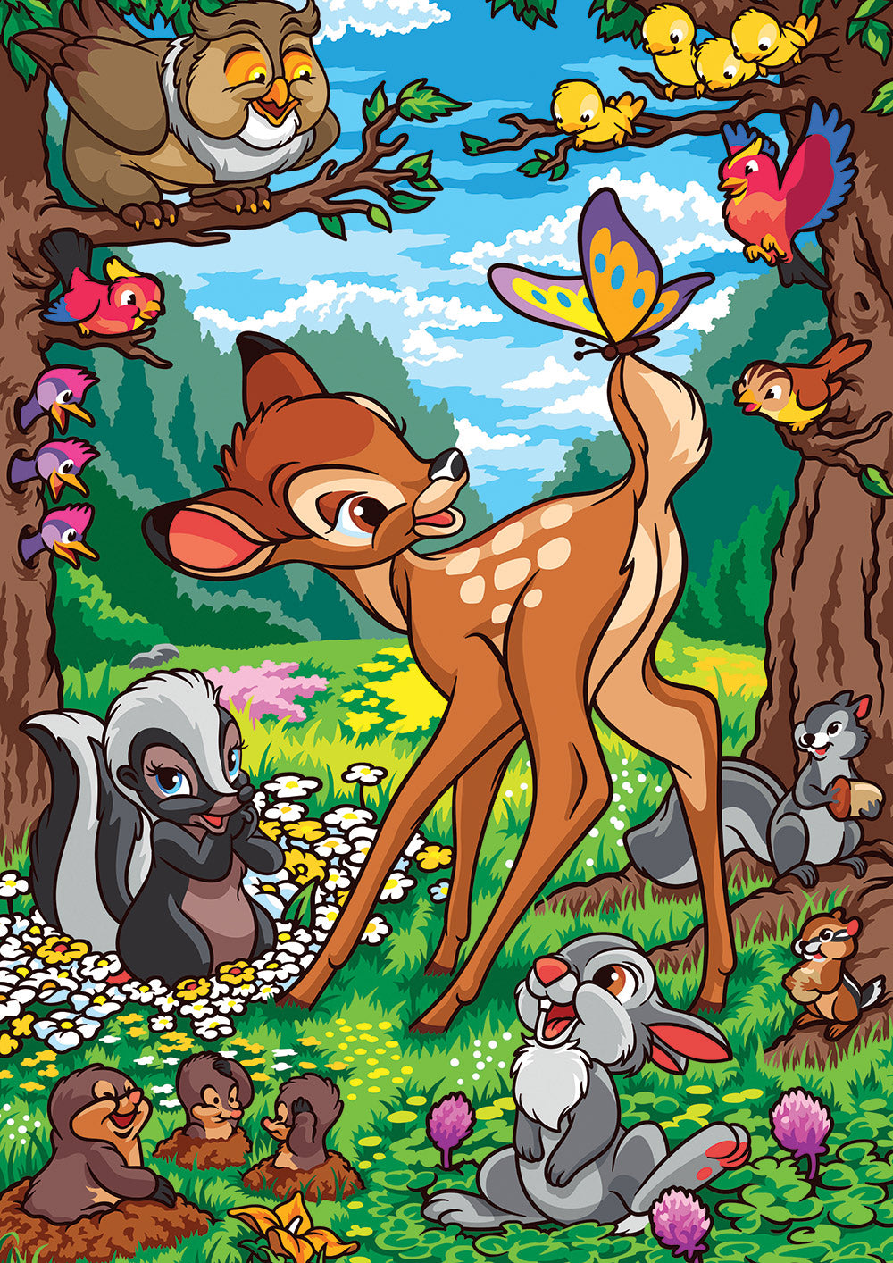Hachette Puzzles: Disney Classic Bambi Puzzle - 500 Pieces