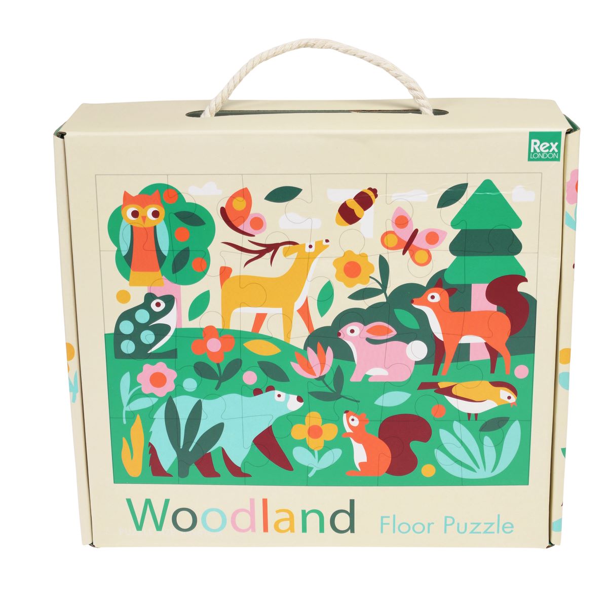 Rex London: 24pc Floor Puzzle - Woodland