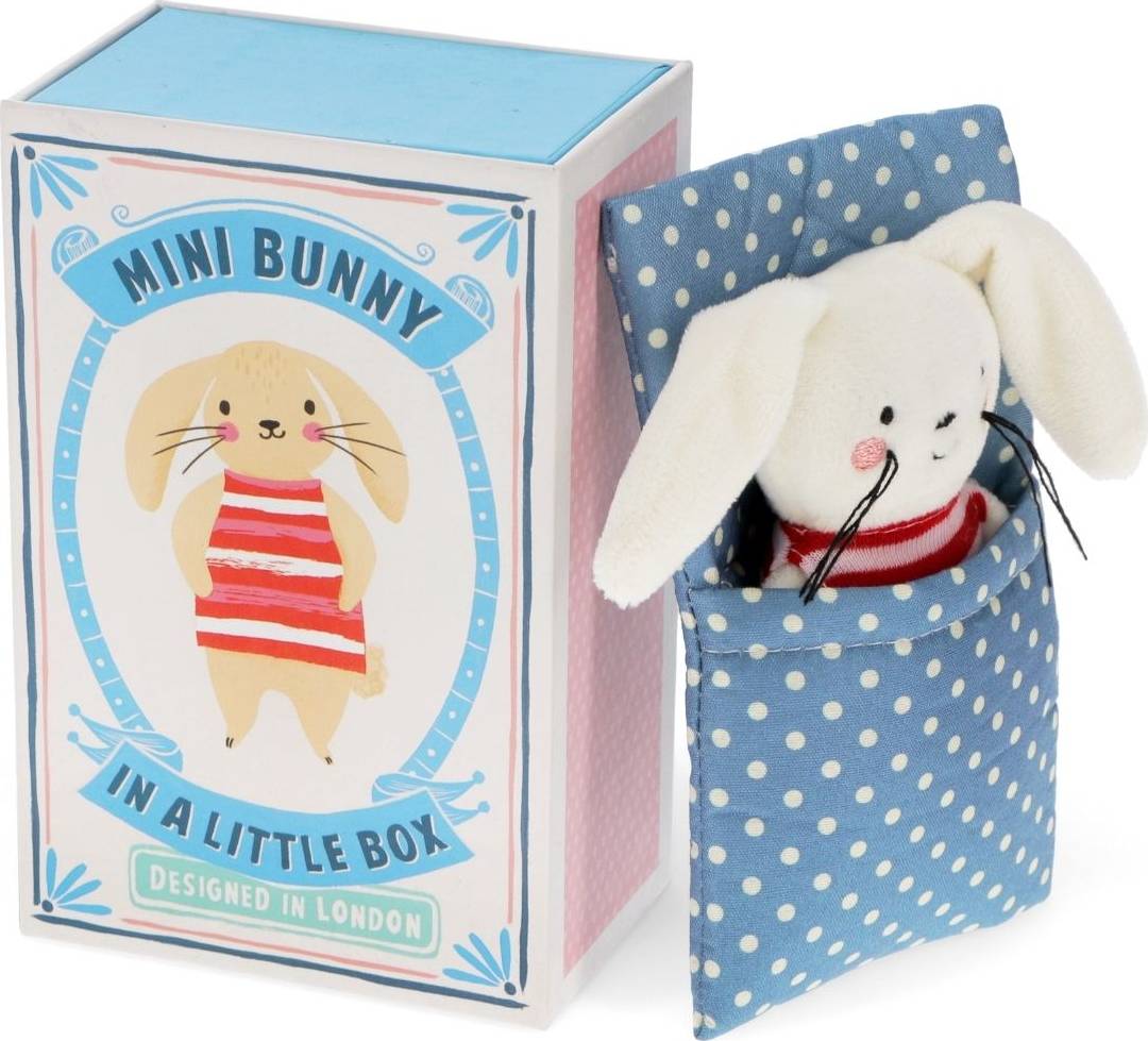 Mini Bunny In A Little Box - Soft Toy