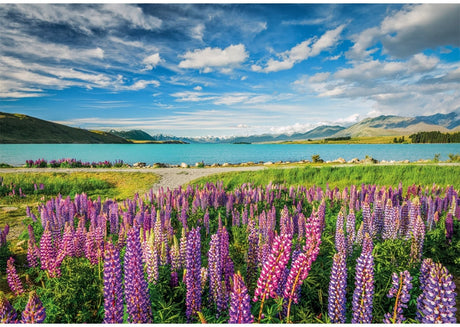 Clementoni: Lupins At Lake Tekapo Puzzle - 1500pc