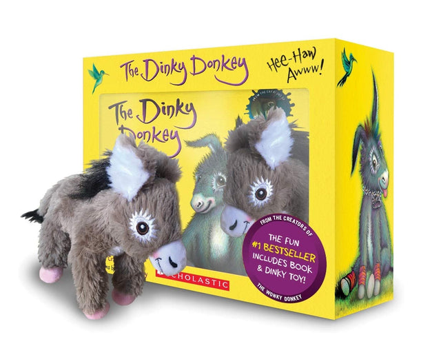 DINKY DONKEY, THE BOX SET+PLUSH+MINIBOOK