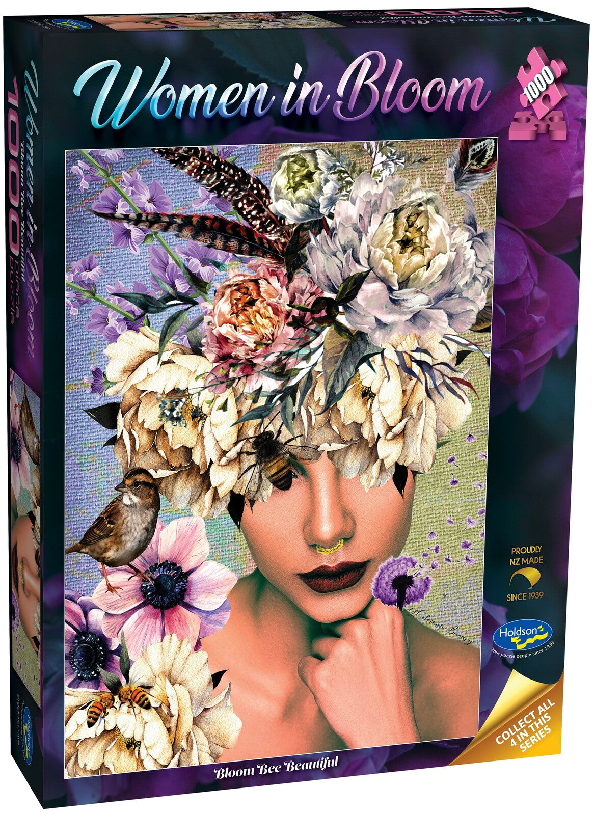Woman in Bloom  - 1000 Piece Jigsaw Puzzle Bloom Bee Beautiful