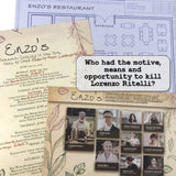 Murder Mystery Party Case Files: Death by Chefs Knife