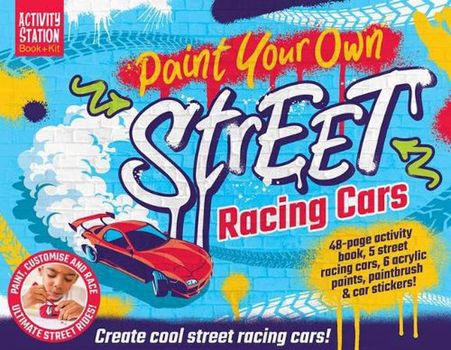 Paint Your Own Street Racing Cars