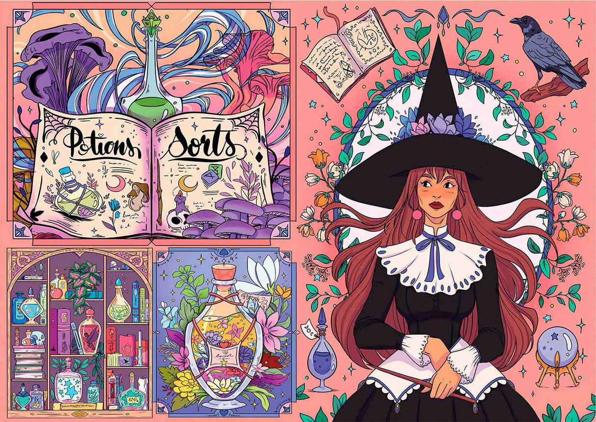 Hachette Puzzles: The Workshop of Spells Puzzle - 1000 Pieces