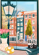 Pieces & Peace: Amsterdam from A Coffee Shop Mini Puzzle - 96 Pieces