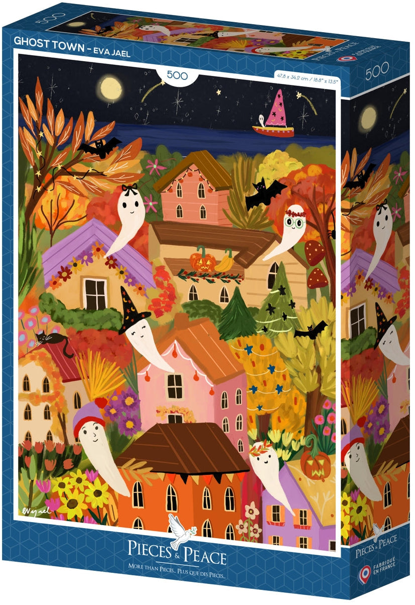 Pieces & Peace: Ghost Town Puzzle - 500 Pieces