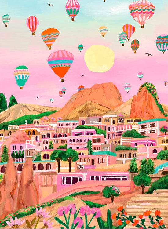 Pieces & Peace: Cappadocia Mini Puzzle - 96 Pieces