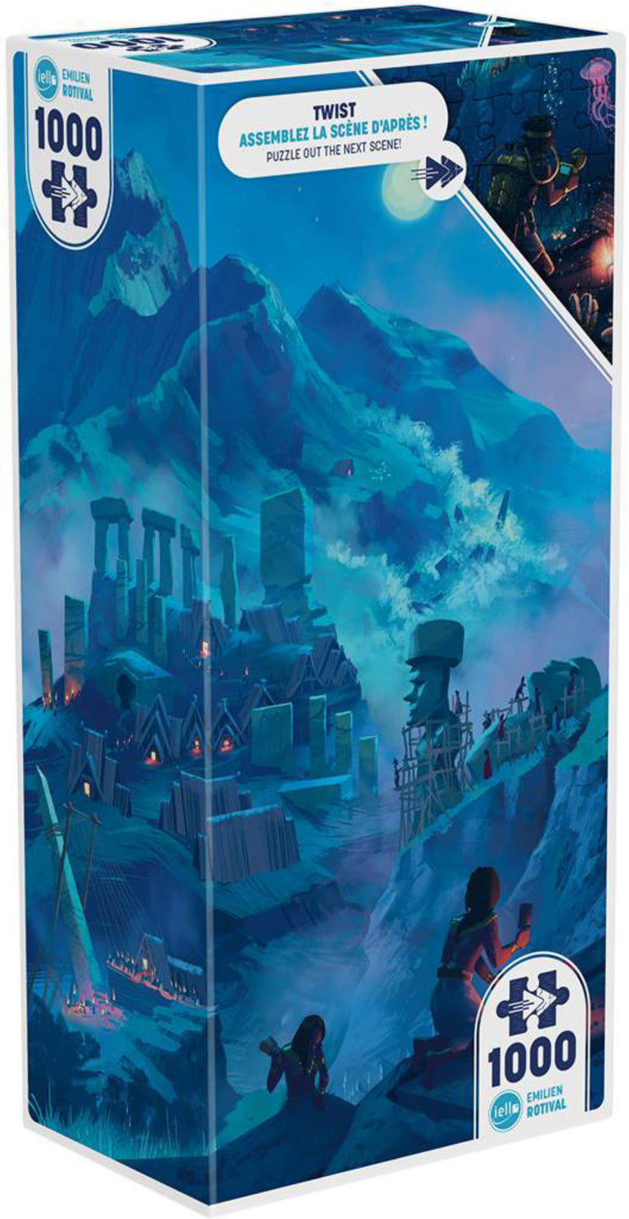 IELLO Puzzle Twist Ancient Megalith - 1000 Piece Puzzle