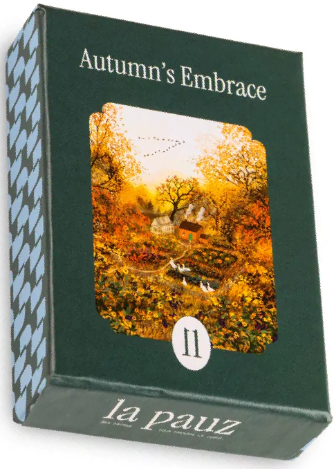 La Pauz: Autumn’s Embrace Mini Puzzle - 99 Pieces