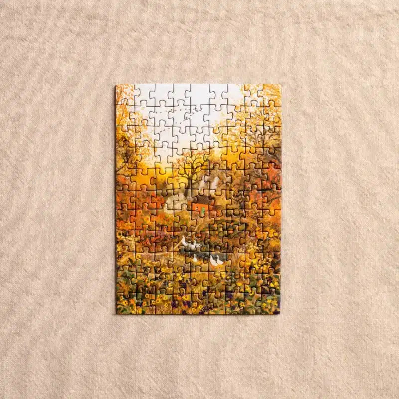 La Pauz: Autumn’s Embrace Mini Puzzle - 99 Pieces