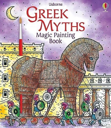 Greek Myths Magic Painting Book