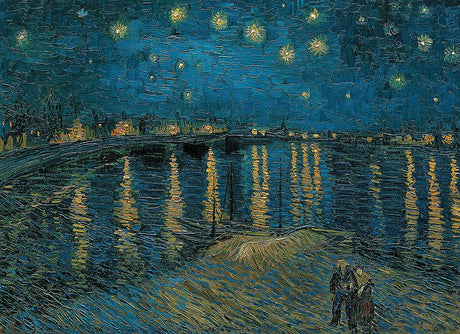 Clementoni Starry Night over the Rhône Jigsaw Puzzle - 1000 Piece - Museum Collection - (39789)
