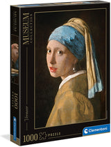 Clementoni Girl with the Pearl Earring Jigsaw Puzzle - 1000 Piece - Museum Collection - (39614)