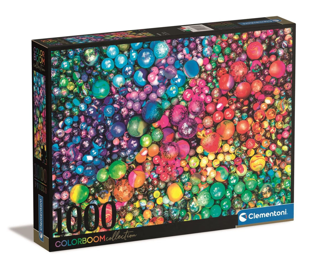 Clementoni Marbles Jigsaw Puzzle - 1000 Piece - Colorboom Collection - (39650)