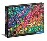 Clementoni Marbles Jigsaw Puzzle - 1000 Piece - Colorboom Collection - (39650)