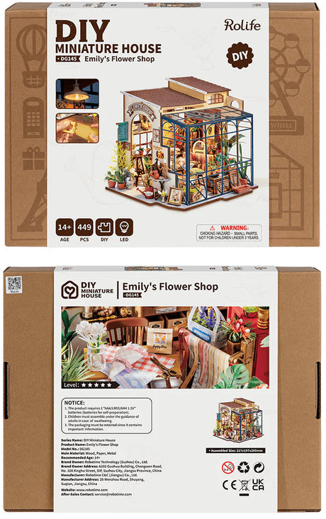 Rolife Emily's Flower Shop DIY Miniture Puzzle - (DG145)