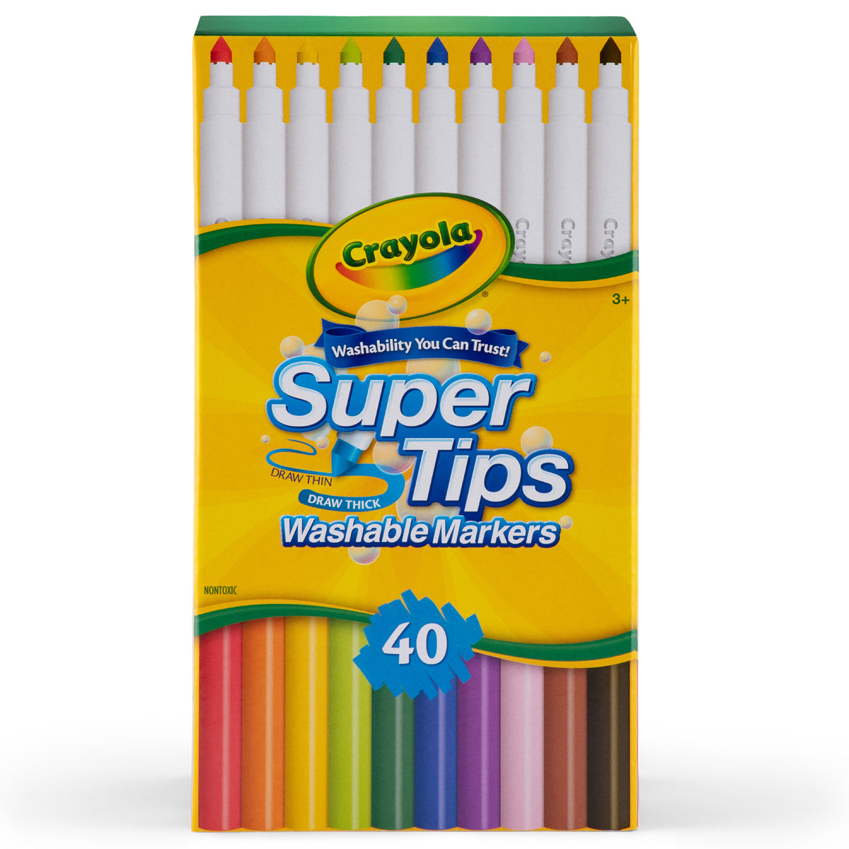 Crayola SuperTips Desk Pack 40 Pieces – Book Hero