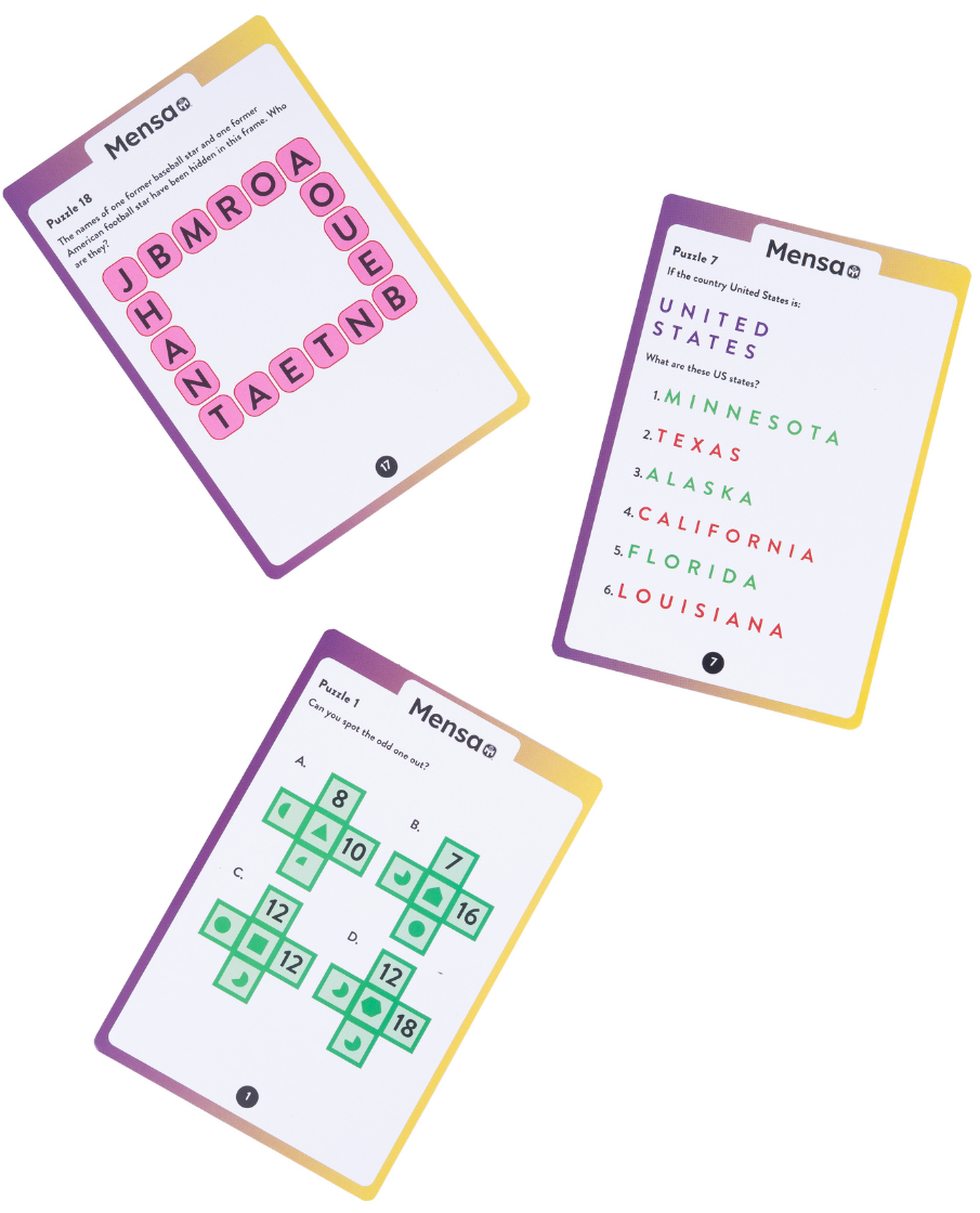 Professor Puzzle: Mensa Brain Teasers