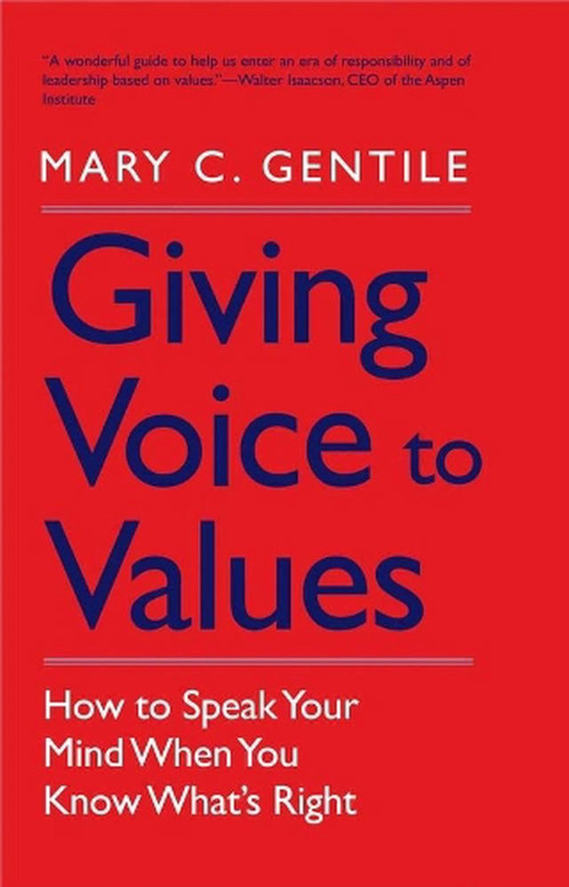 Giving Voice to Values