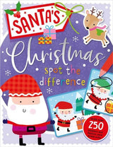 Santa’s Christmas Spot the Difference Sticker Activity Book